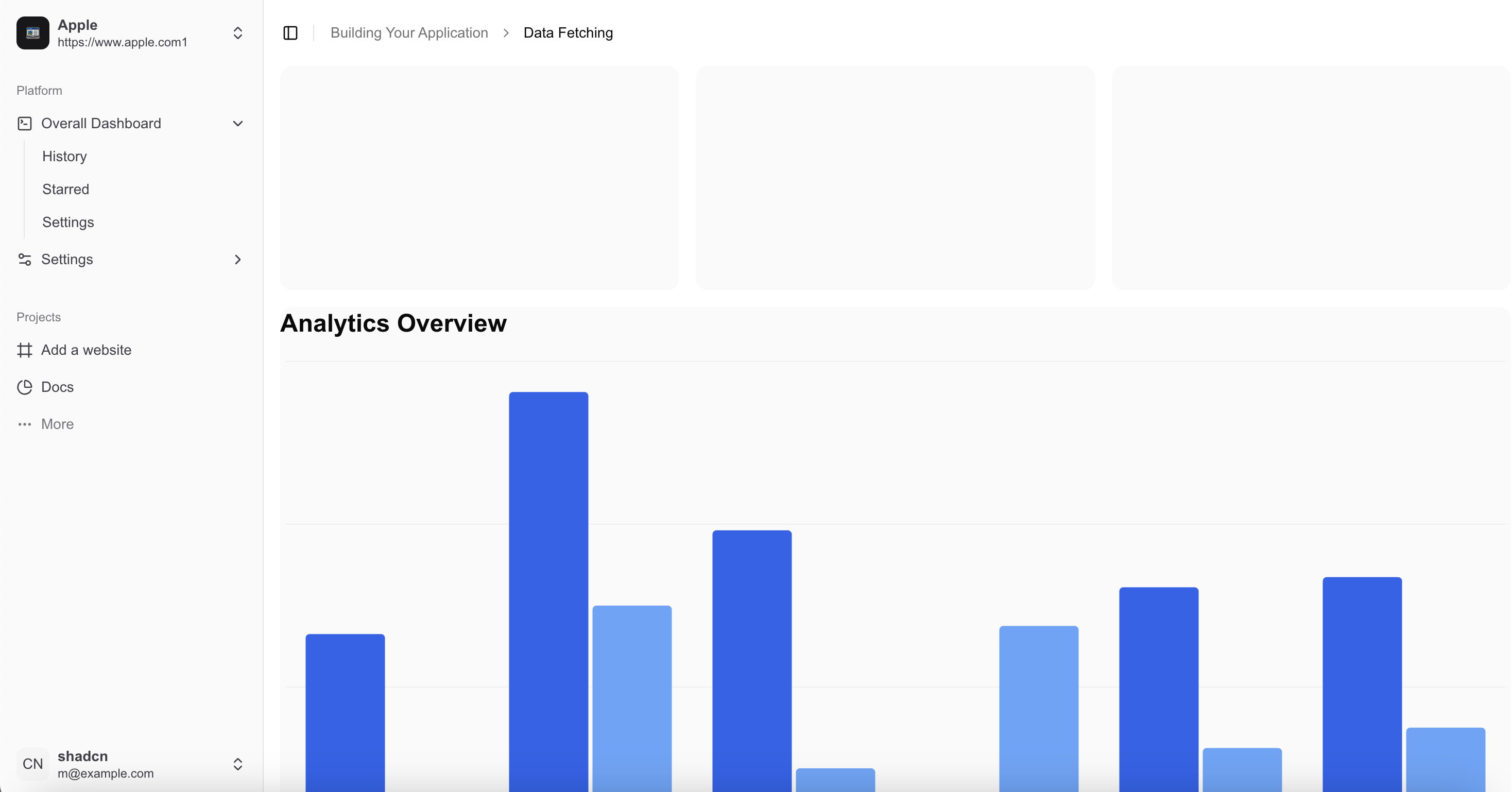 Analytics Dashboard